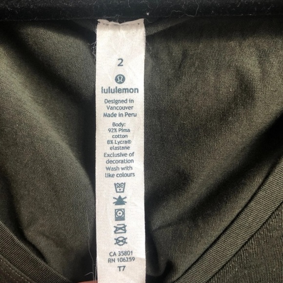 Lululemon love v neck tee - Picture 3 of 4